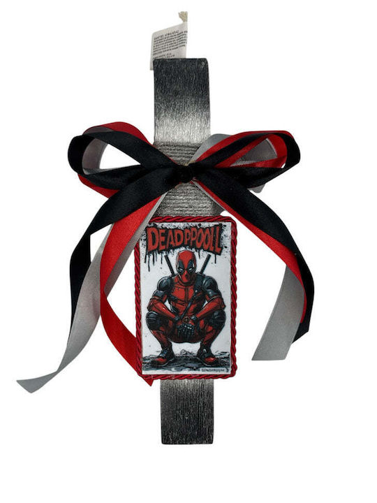 Λαμπάδα Χειροποίητη Πλακέ Αρωματική Deadpool Καδράκι 26 Εκ Λαμπάδα Χειροποίητη Πλακέ Αρωματική Deadpool Καδράκι 26 Εκ