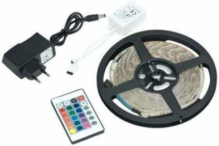 Bandă LED 12V Roșu Lumină 4.5m Tip SMD3528 cu Telecomandă