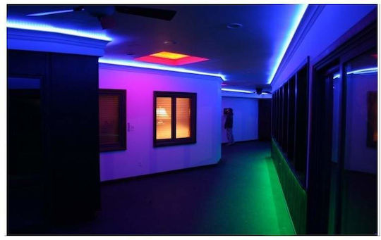 LED Strip 12V RGB Light 5m Type SMD5050 with Power Supply & Remote Control