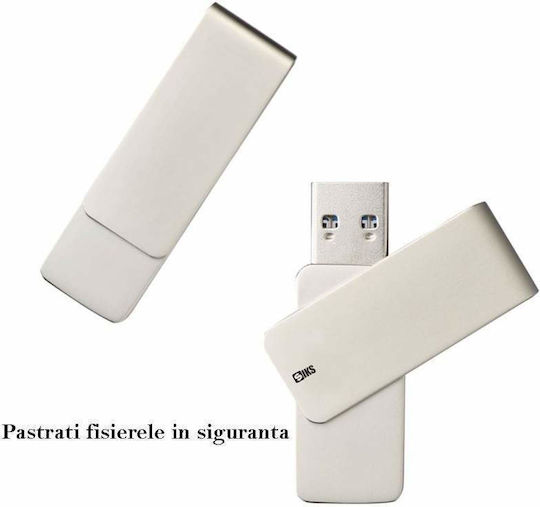 128GB USB 3.0 Stick Ασημί