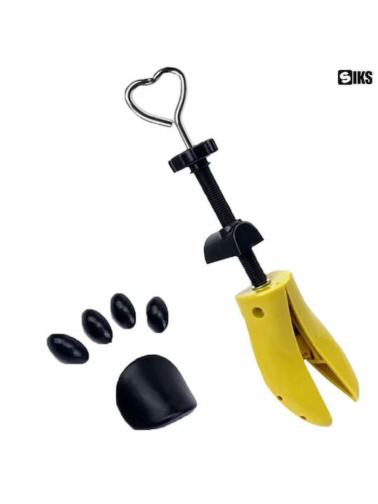 Set 2 Întinzătoare Reglabile pentru Pantofi Lărgire Lungire Dispozitiv în Formă de Picior care se Adaptează la Forma Piciorului Unisex Material ABS Mărime 34-40 Galben Negru