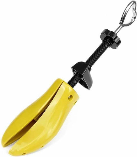 Adjustable Shoe Stretcher Widening Elongating Shoes Foot Shaper Device That Adapts To Foot Shape Unisex Abs Material Size 34 40 Yellow Black