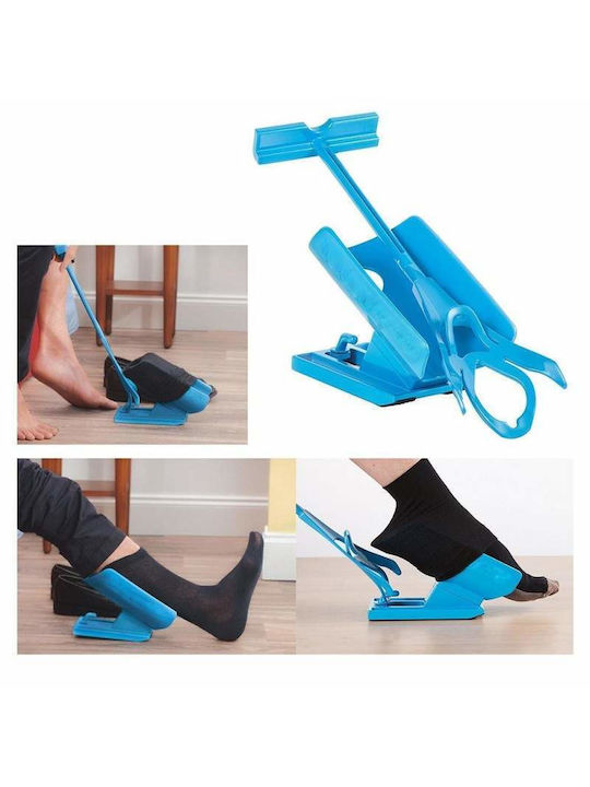 Siks Sockenhelfer Universal Kunststoff Blau