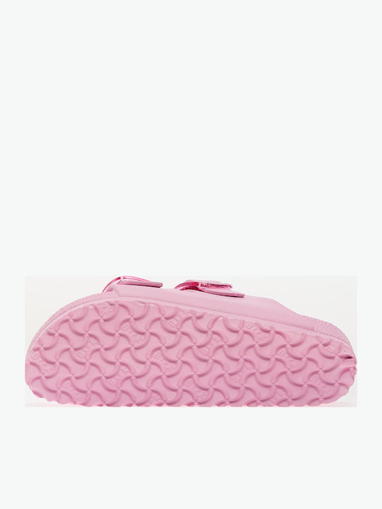 Arizona Big Buckle Flip Flops in Sandal Style in Pink Colour