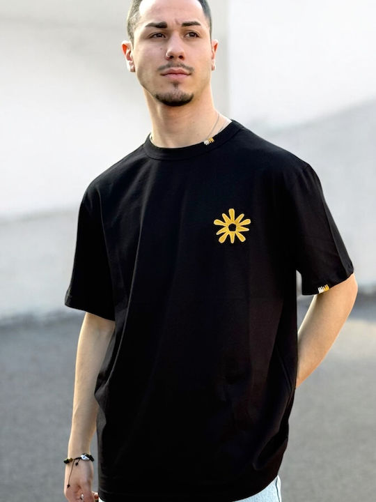 Guru T-shirt Μαυρο