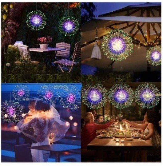 500 Lămpițe LED 5m. Multicolore Solare tip Focuri de artificii 1buc