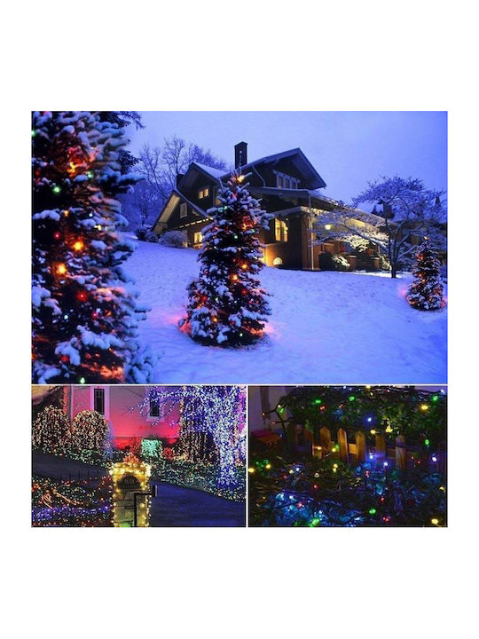 1000 Lichterketten LED 100m. Mehrfarbige in Zeichenfolge 1Stück