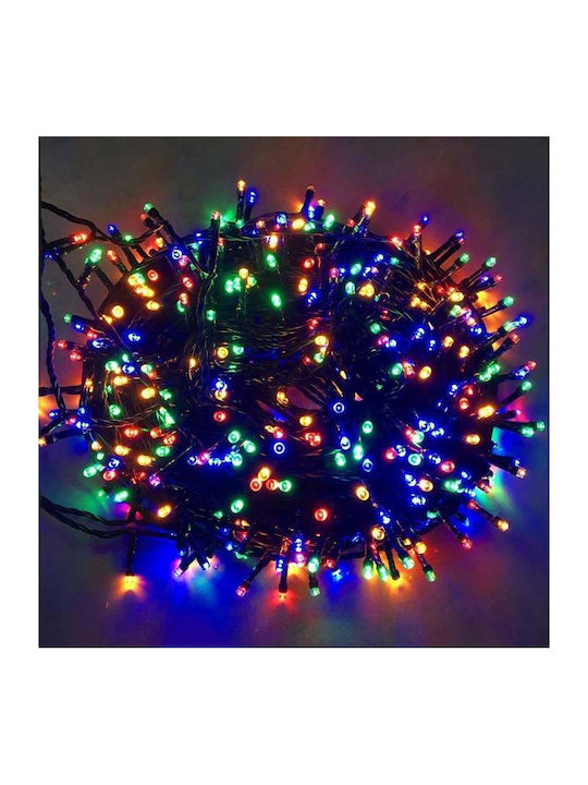 1000 Lichterketten LED 100m. Mehrfarbige in Zeichenfolge 1Stück