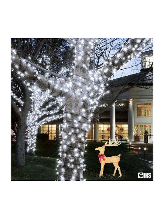1000 Lights LED 100m. Cold White in String 1pcs