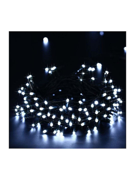 1000 Lights LED 100m. Cold White in String 1pcs