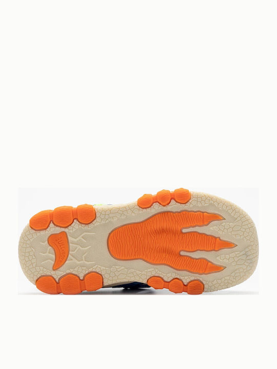 Shoe Sandals with Velcro & Lights Blue