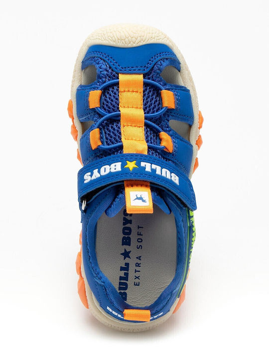 Shoe Sandals with Velcro & Lights Blue