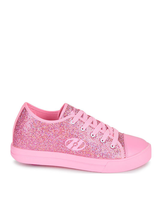 Classic Kinder Sneakers mit Rollen Rosa