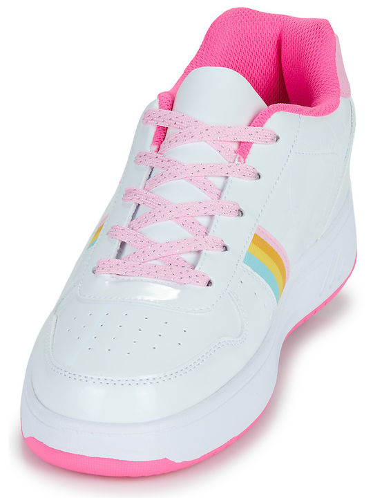 Kinder Sneakers mit Rollen Weiß