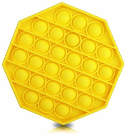 Pop it Fidget Σιλικόνης Κίτρινο