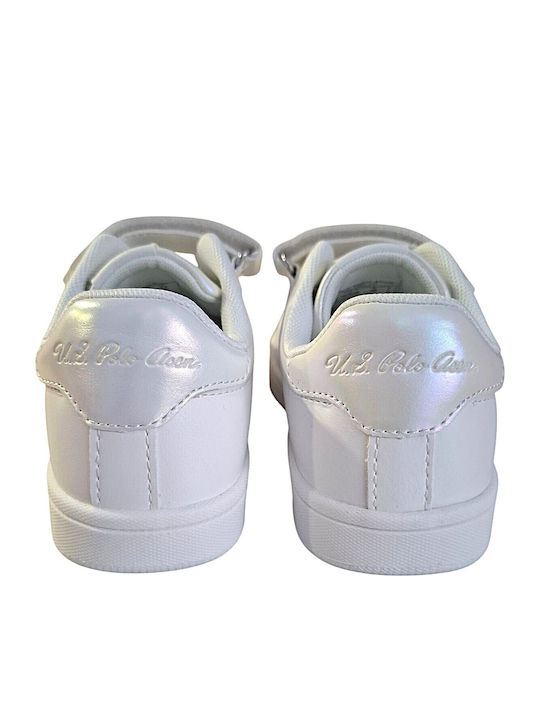 Kids Sneakers with Scratch White