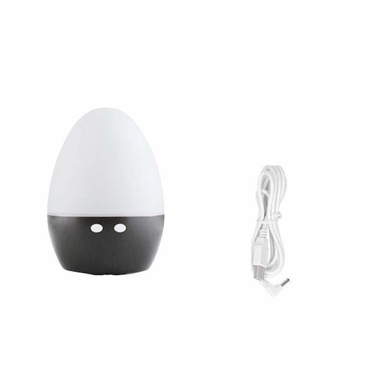 Siks Aromatherapy Diffuser Ultrasonic Humidifier Led Lights White Brown