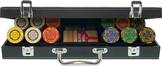 Pokeritems Σετ 300 Αριθμημένες Μάρκες Poker 14gr σε Βαλίτσα με 2 Τράπουλες