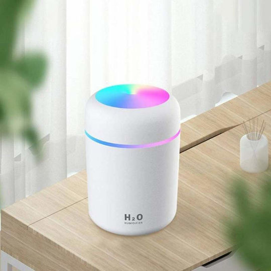 Siks Humidifier Aroma Diffuser White 12x7.5 Cm