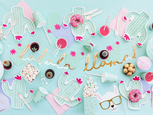 PartyDeco Плоча за Парти 6 Бройки