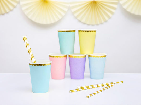 PartyDeco 220ml Party Glass for Party 6 Pieces