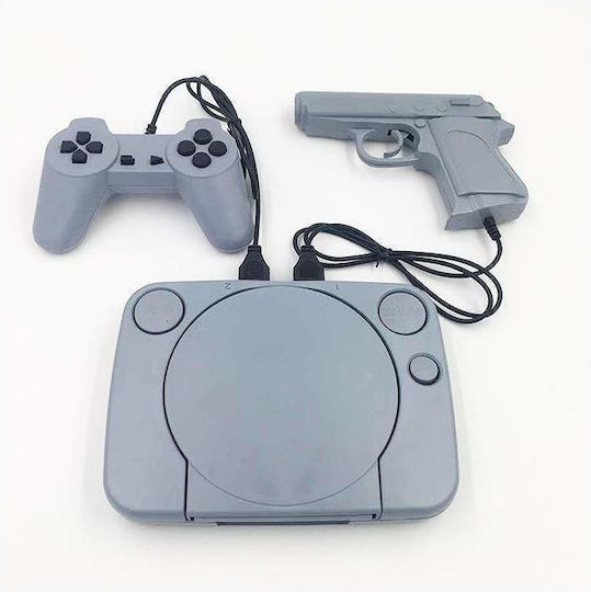 Siks Retro Videospielkonsole 2 x Controller 1 x Pistole 16 Spiele