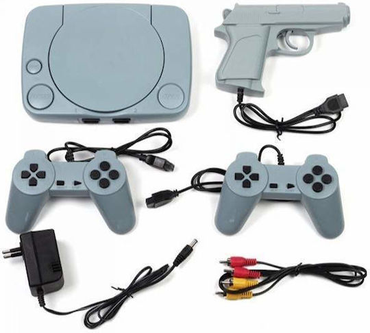 Siks Retro Videospielkonsole 2 x Controller 1 x Pistole 16 Spiele