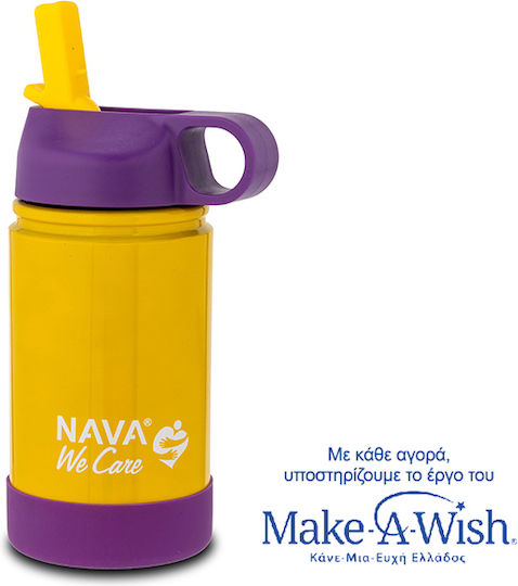 Thermos Bottle Stainless Steel 360ml "we Care" Nava Yellow 10-016-033