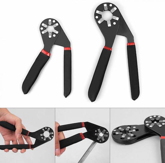 Cheie Universală Bionic Siks 8" Magic Cheie Hexagonală Neagră