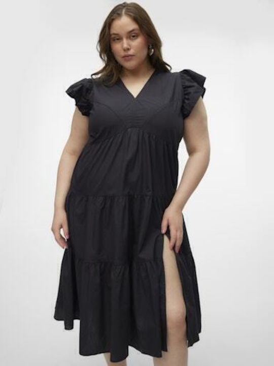 Summer Midi Dress Black