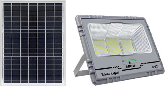 ARlight Ηλιακός Προβολέας LED 200W με Τηλεχειριστήριο