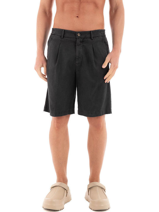 Ανδρική Βερμούδα Washed Black
