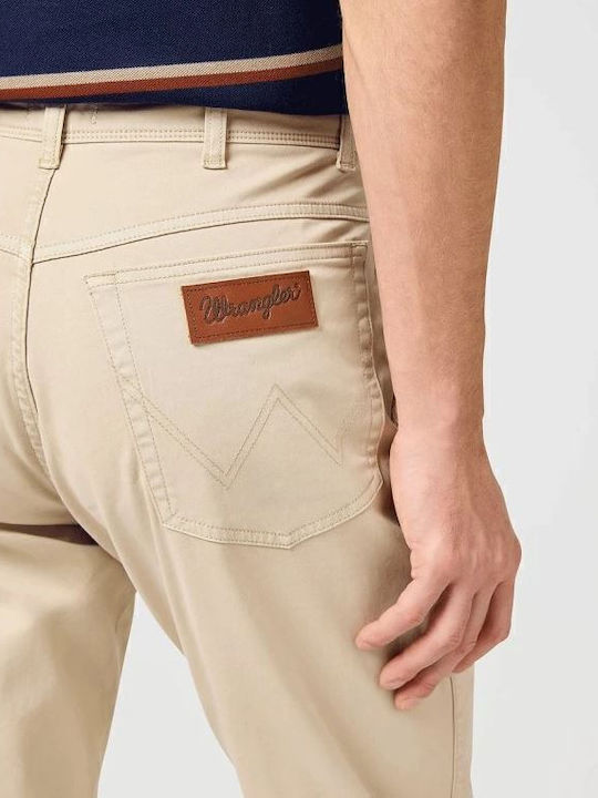 Texas Men's Trousers Elastic Slim Fit Beige
