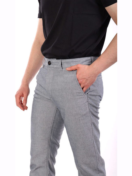 Trousers Chino Elastic in Slim Fit Ciel