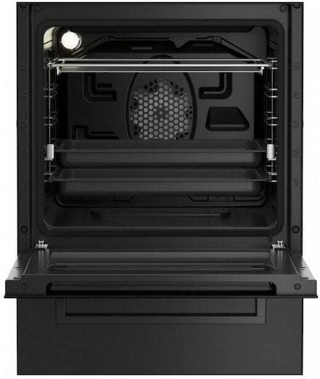 Beko Aragaz cu Gaz Lichefiat & Electricitate 60lt cu Plite pe Gaz Lichefiat L50cm. Black