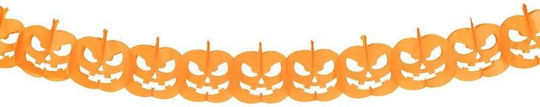 Papiergirlande Jack O' Lantern Kürbisse