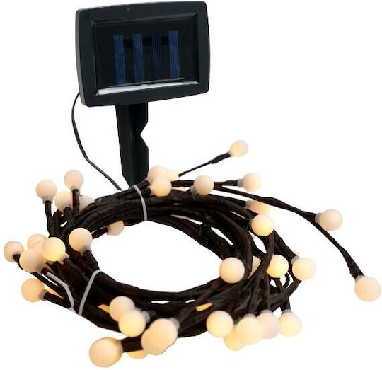 Lightex Hanging Solar Light Garland with Warm White Light 2800K IP44