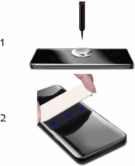 Folie de sticlă Siks adeziv UV Digitech Glass Huawei P40 Pro lampă UV inclusă transparentă