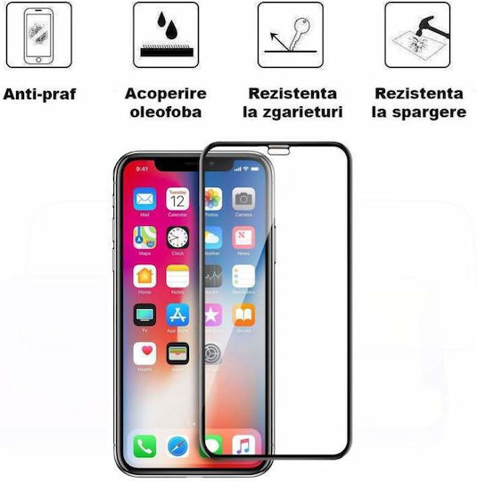 Folie de sticlă Siks pentru iPhone X, aplicare ușoară, anti-amprente, duritate 9H, transparentă