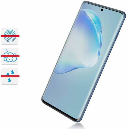 Folie de sticlă Siks cu adeziv UV Digitech Glass Samsung Galaxy S21, lampă UV inclusă, transparentă