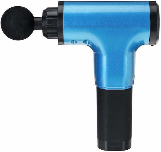Gun Massage for the Body with Vibration and Heating Function Blue