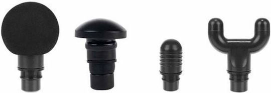 Waffe Massage für den Körper mit Vibration und Heizfunktion Schwarz