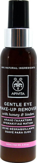 Apivita Linden & Honey Emulsion Waterproof Makeup Remover Eyes 100ml