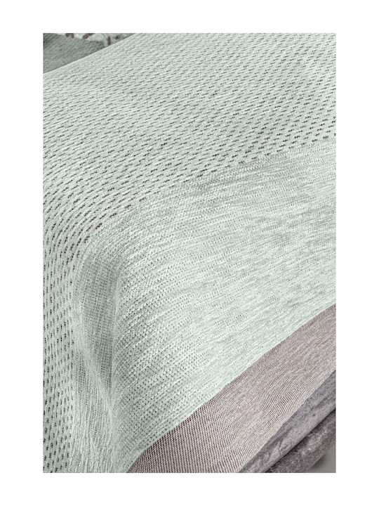 Guy Laroche Armchair Throw Central 180x150cm Mint