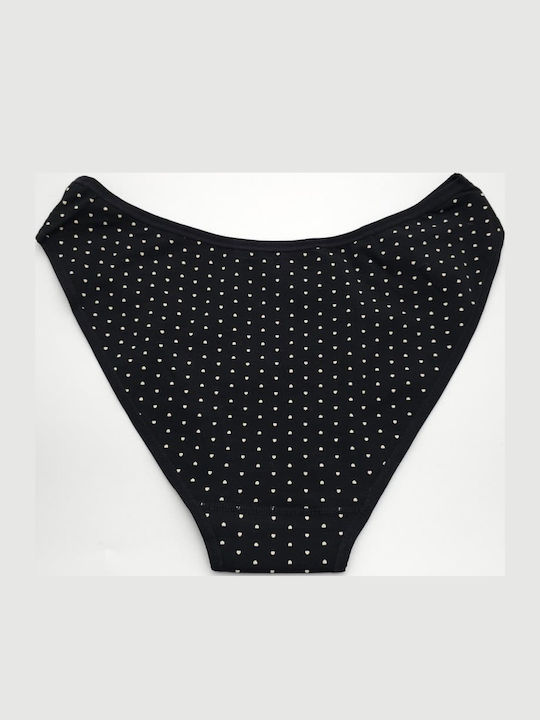 Cotton Women's Brief Black