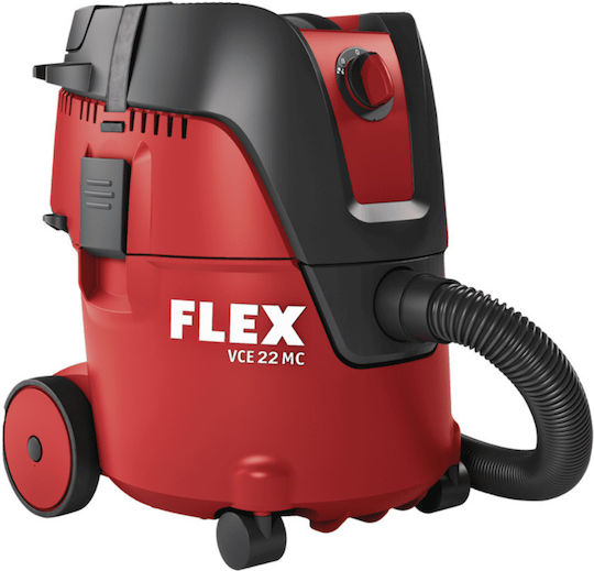 Flex VCE 22 L MC Επαναφορτιζόμενη Σκούπα Υγρών / Στερεών Χωρίς Φορτιστή και Μπαταρία με Πλαστικό Κάδο 22lt