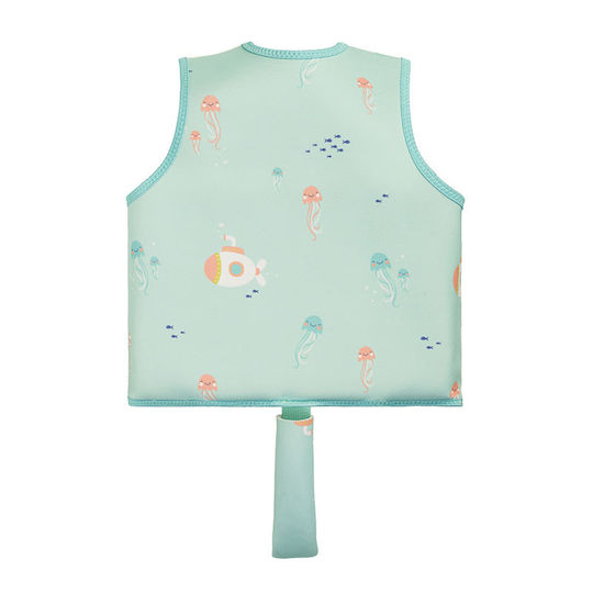 Saro Children's Swim Vest Float Jellyfish 1-3 Years Mint 62002