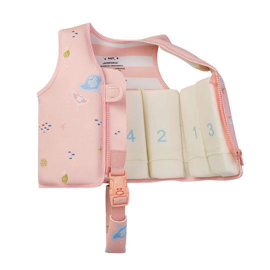 Saro Kids' Swim Vest Float Seahorse 3-6 Years Pink 622003