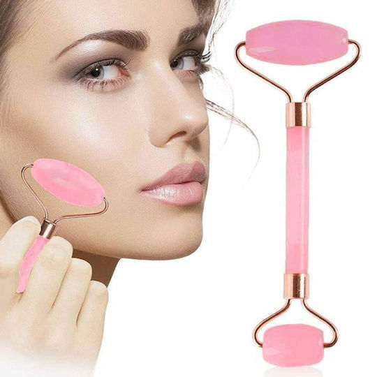 Roller Facial și Instrument Gua Sha din Jad 2 Bucăți