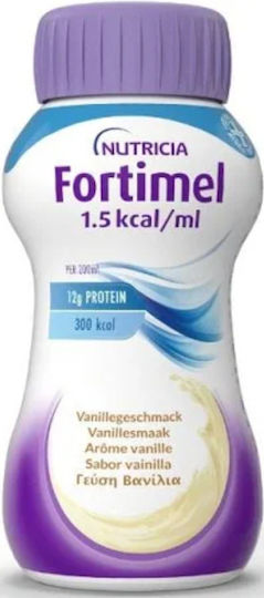 Nutricia Fortimel Protein 1.5kcal Ειδικό Συμπλήρωμα Διατροφής 4 x 200ml Βανίλια